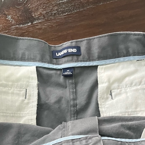 EUC Lands End flat front shorts Size 40 - Picture 4 of 11